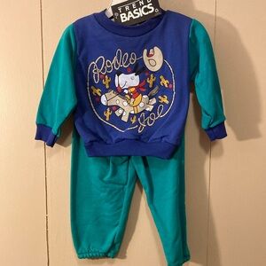 Toddler 2Pc Sweatshirt/Pants Outfit “Rodeo Joe”, NWT, Sz 24mos